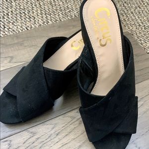 Circus by Sam Edelman Block Heel Slip on Sandals